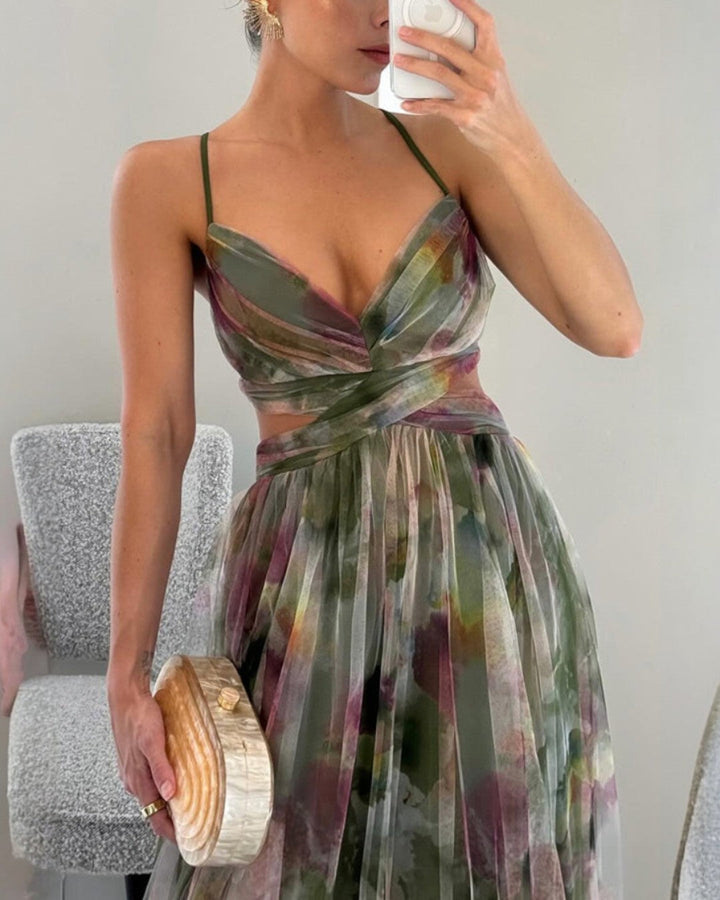 Fiora | Elegant Floral Maxi Dress