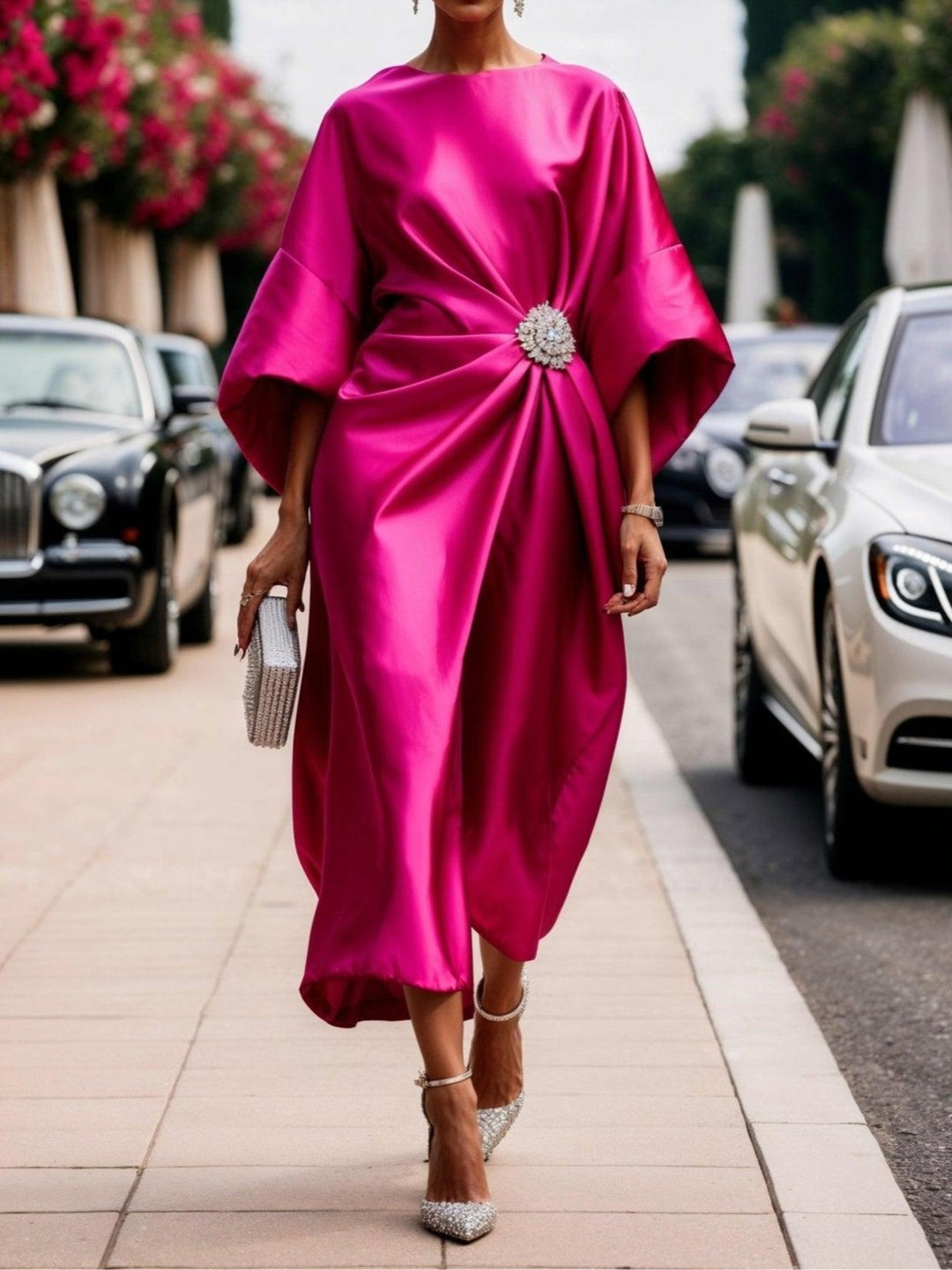 Olivia | Timeless Satin Dress