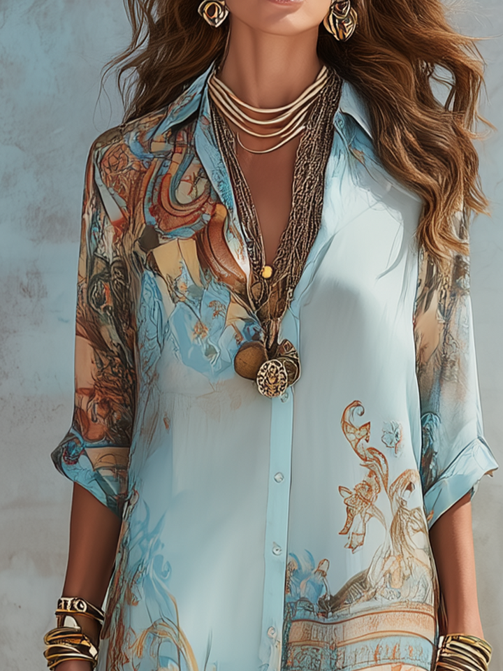 Baroque | Elegant flowing summer dress