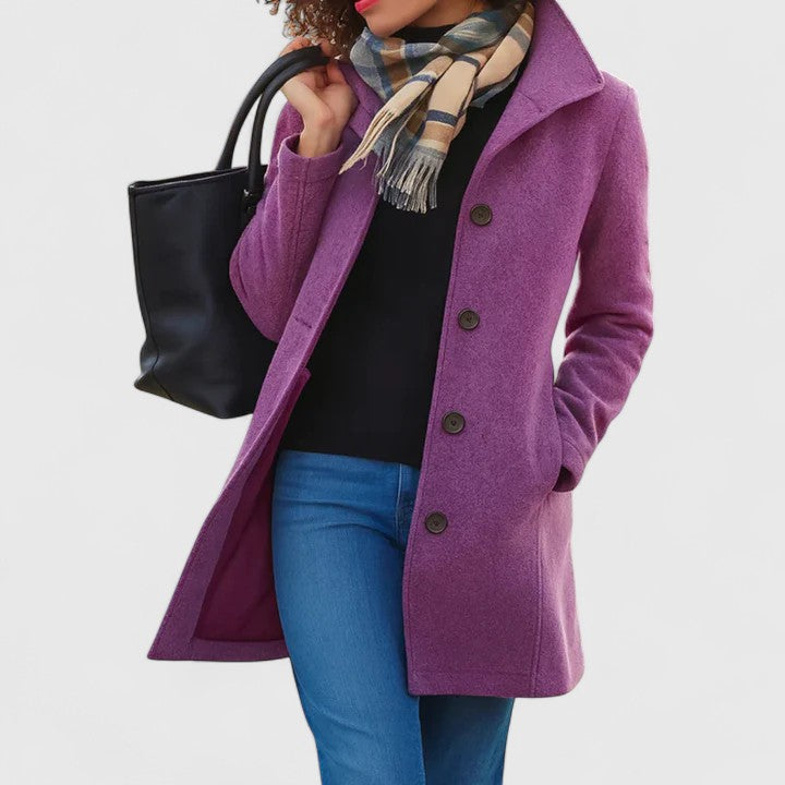 Claire – Classic Wool Blend Coat