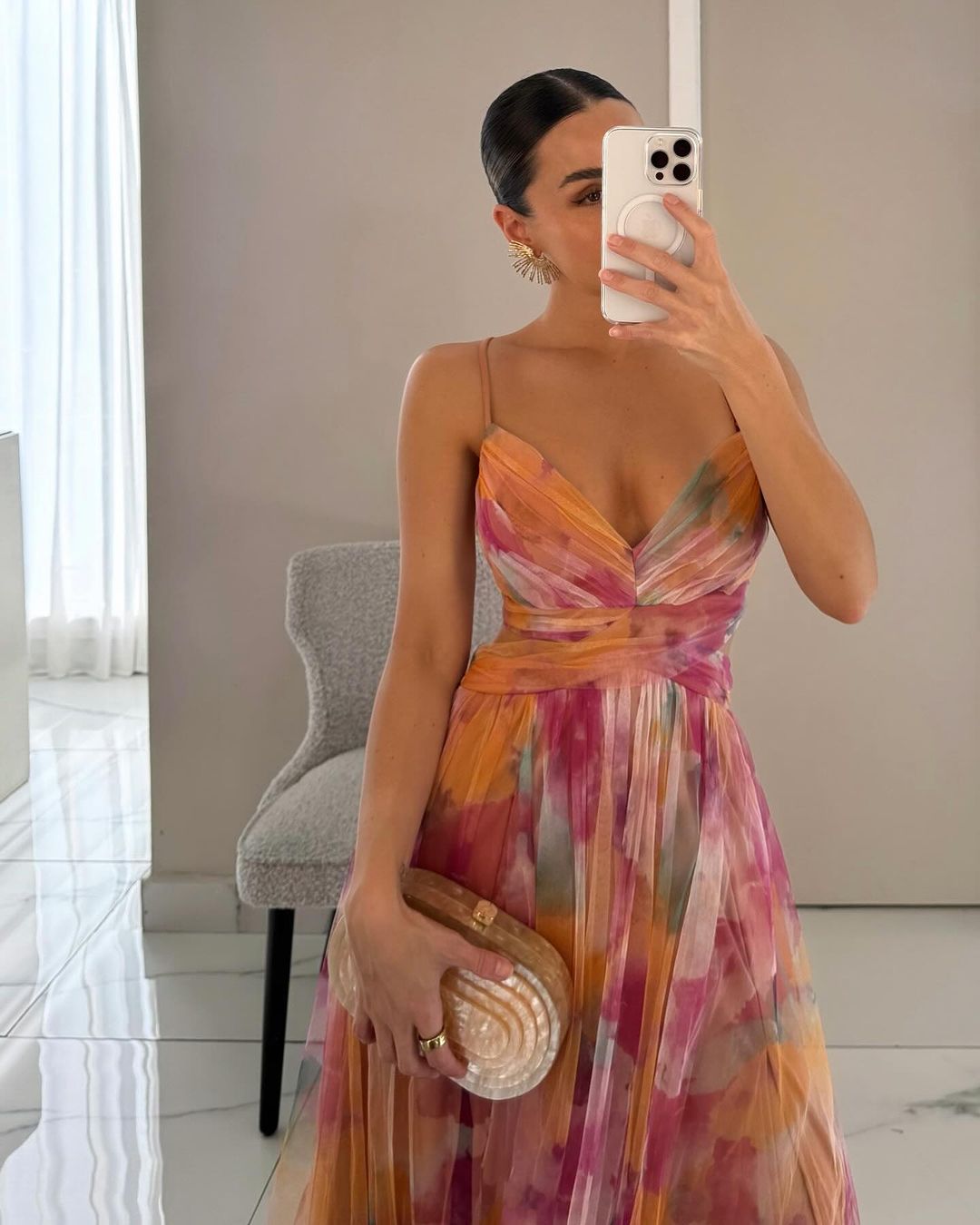 Fiora | Elegant Floral Maxi Dress