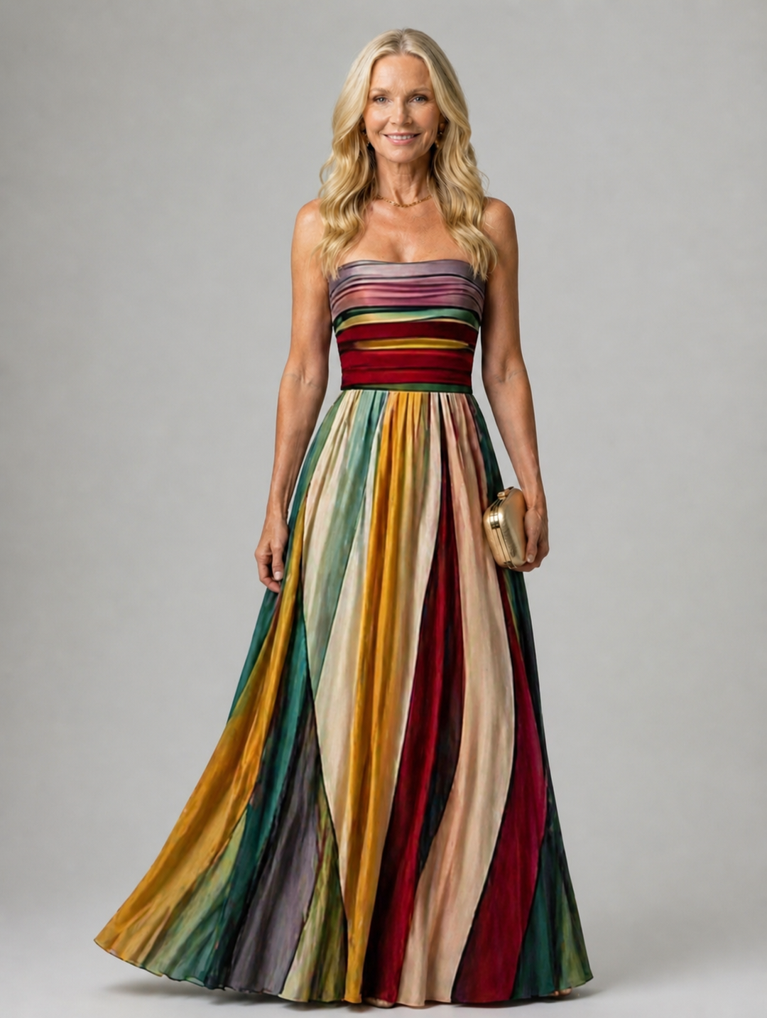 Stella & Grace | Effortless Strapless A-Line Dress