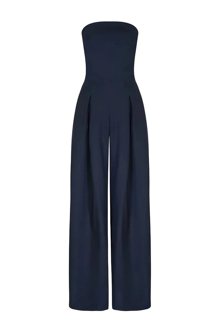 Alissa | Strapless Wide-Leg Jumpsuit