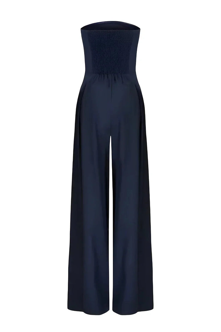 Alissa | Strapless Wide-Leg Jumpsuit