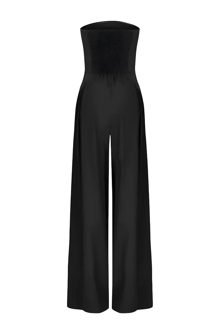 Alissa | Strapless Wide-Leg Jumpsuit