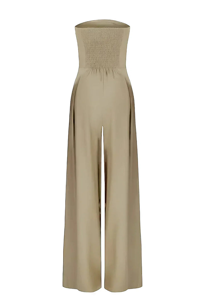 Alissa | Strapless Wide-Leg Jumpsuit