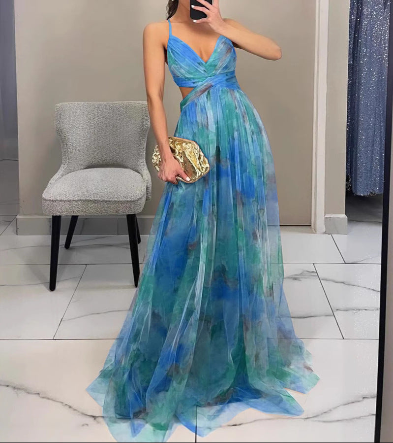 Fiora | Elegant Floral Maxi Dress