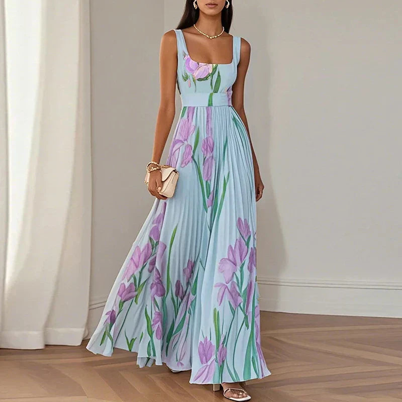 Giulia | Floral A-line maxi dress
