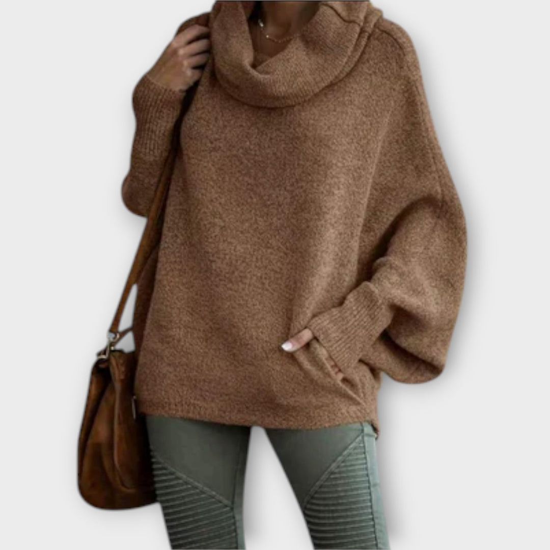 Ulrike - Elegant Women's Jumper in Tortoiseshell
