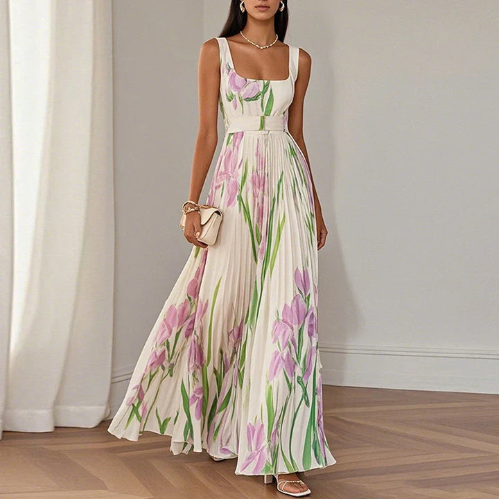 Giulia | Floral A-line maxi dress
