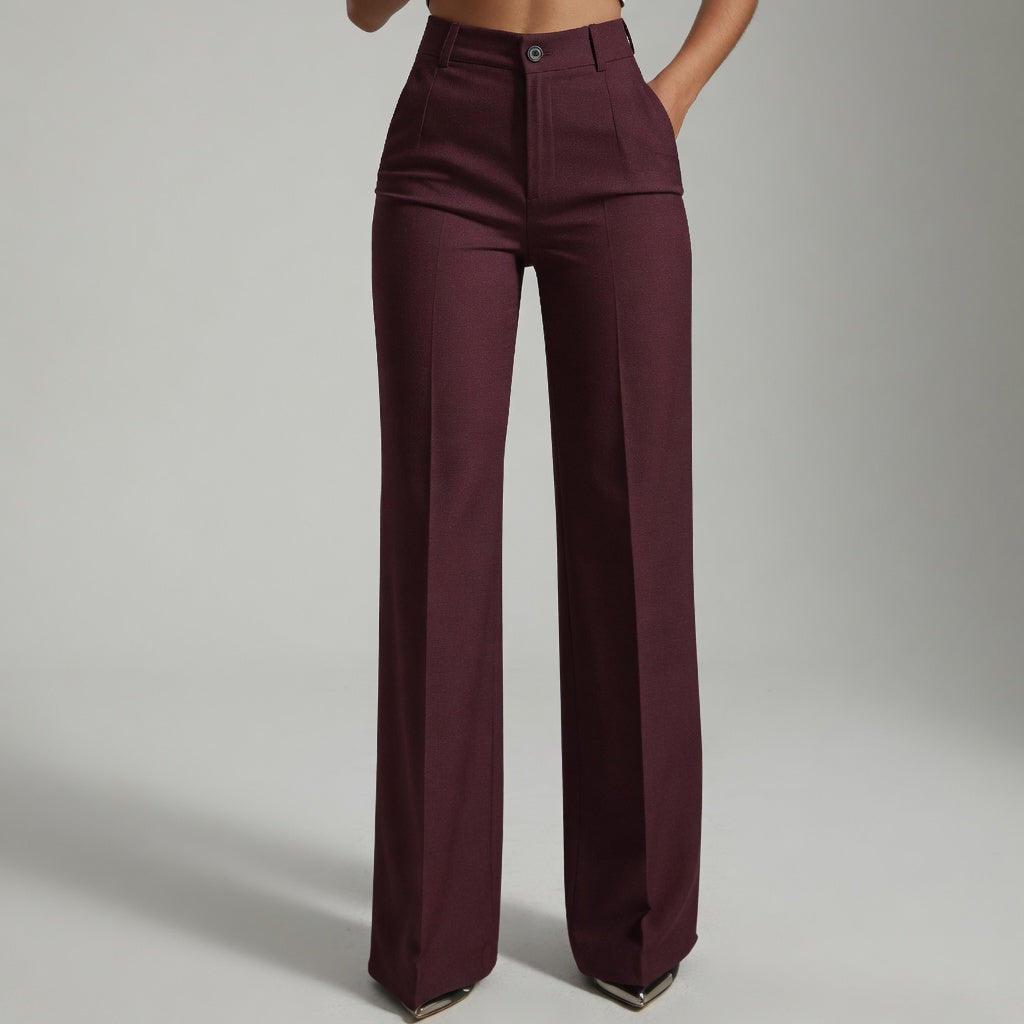 Elara | Tailored High-Waist Trousers