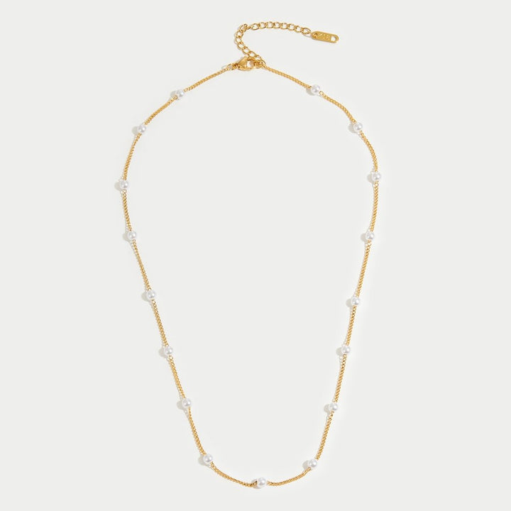 Nura Pearl Gold Necklace