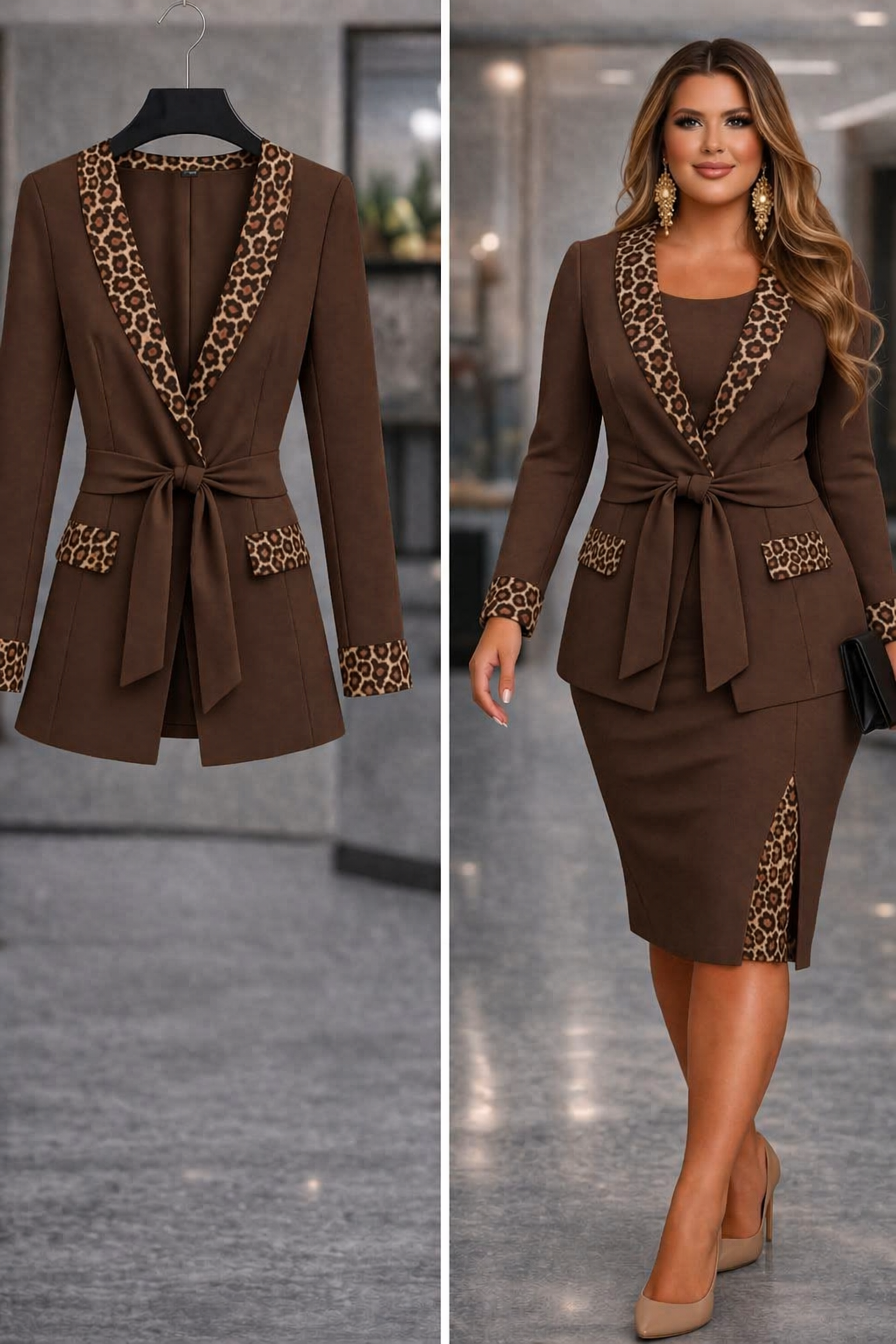 Charlotte | Dress & Blazer Set