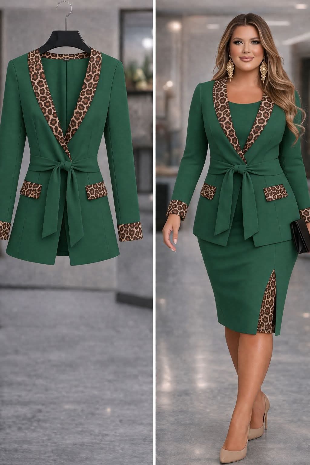 Charlotte | Dress & Blazer Set