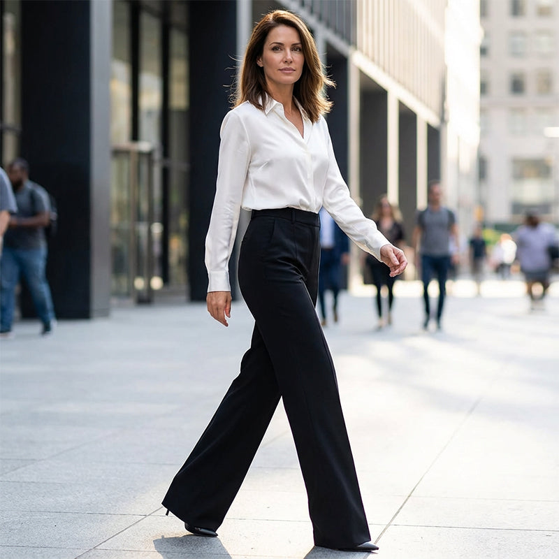 Elara | Tailored High-Waist Trousers