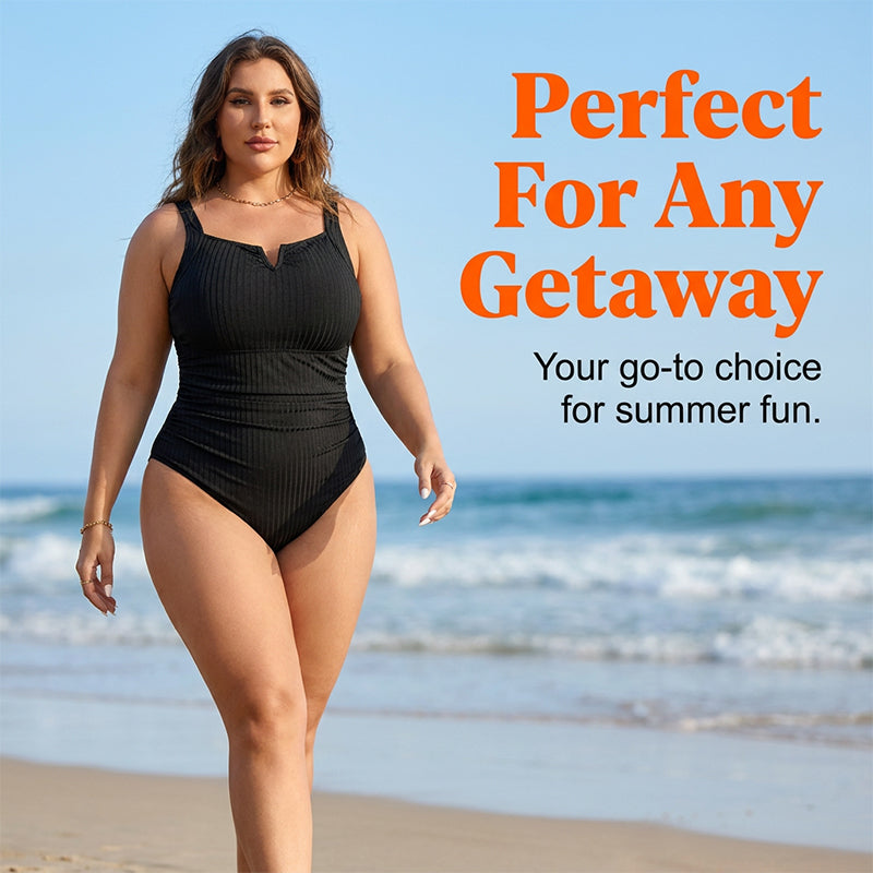 Rosa - Plus-size one-piece swimsuit with a shaping effect
