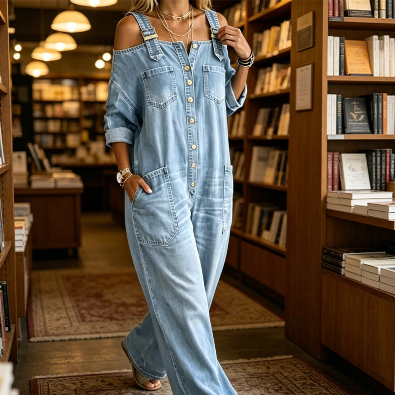 Amelia | Relaxed Wide-Leg Jumpsuit
