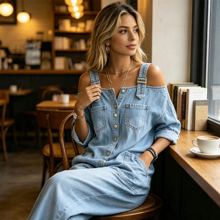 Amelia | Relaxed Wide-Leg Jumpsuit